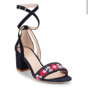 Kate Spade Watson Navy Suede sandal - 7.5